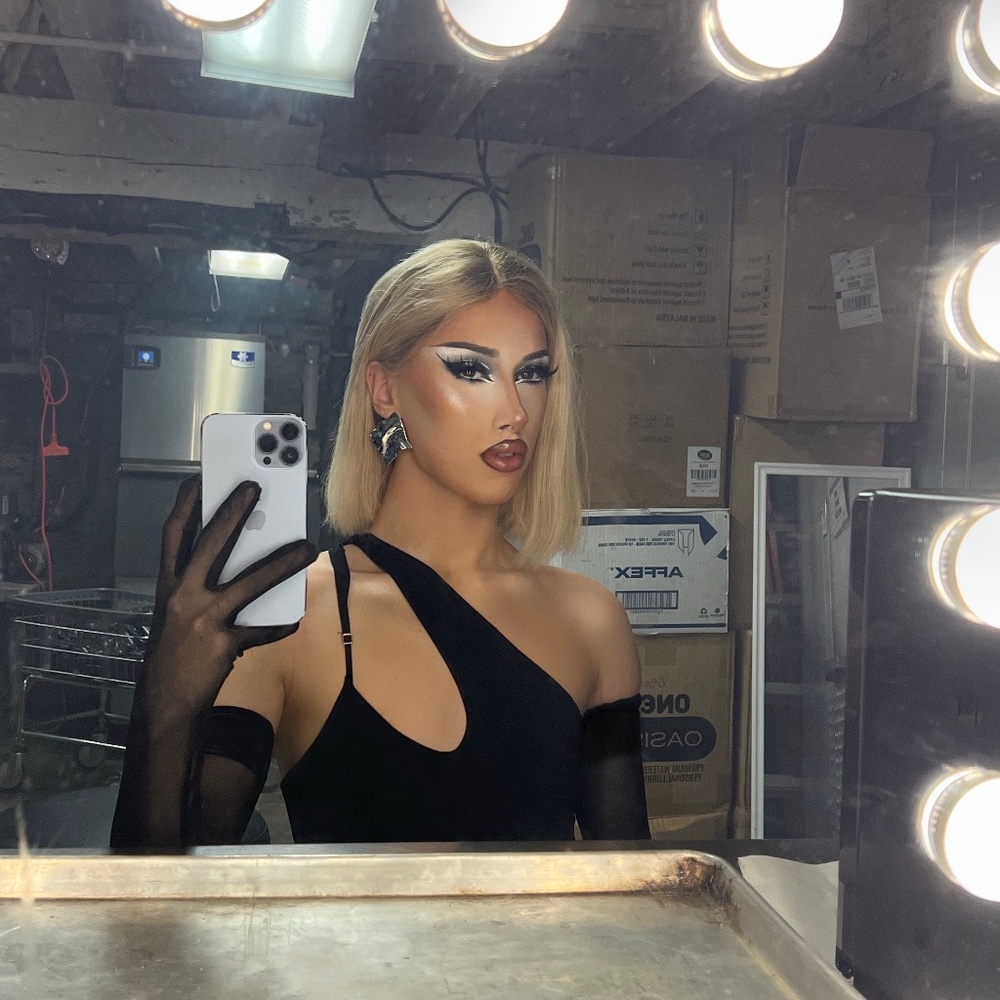 Black Asymmetrical Dress